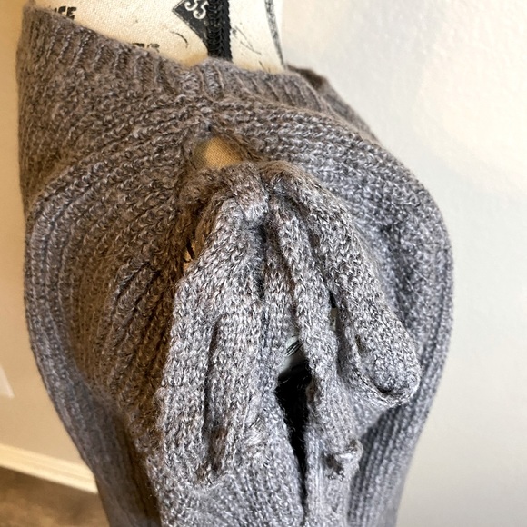 NWOT Cool Gray Entro Boatneck Sweater - Size Large - Picture 6 of 8